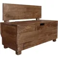 vidaXL Sitzbank Massives Mahagoniholz 86x40x60 cm 244510
