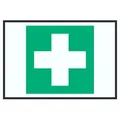 HB-Druck Hinweisschild Erste Hilfe Symbol Schild, wetterfest, stabil, UV-beständig, kratzfest DIN-A1 594x841mm selbstklebend