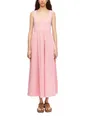 Comma Kleid im Fabric Mix mit Popeline-Rock und Eingrifftaschen