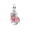 Pandora Charm Blume 764453C01, Kristalle, Blume, Rosa