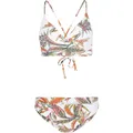 O'Neill Baay - Maoi Bralette Bikini Set white tropical flower (31022) 34
