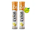 EVÄM EVÄM Zink plus Vitamin C Brausetabletten Geschmack Zitrone Brausetabletten, Set aus Röhrchen à 20,00 St., 164 g 8000 ml