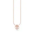 Thomas Sabo SCKE150329 Halskette Damen Tree of Love Weiße Steine Rosé Vergoldet