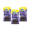 SCHOLL 3 Sets mit 2 Ersatzrollen, Körnung Ultra Peeling, Velvet Smooth