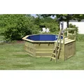 KARIBU Pool, beige, 11600 l