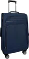 My Travel Bag 3090 Stoffkoffer 4-Rollen Trolley Koffer Reisekoffer Tasche Reisetasche Leicht Blau L