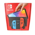 Nintendo Switch OLED-Modell HEG-001 64GB Handheld Spielekonsole - blau rot - OVP