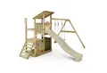 FATMOOSE Spielturm FruityForest Holz-Kletterturm mit Wellenrutsche, Schaukel & Sandkasten, - extrem witterungsbeständig mit 10 Jahren Garantie*