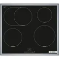 Bosch PIF645BB5E - Serie 4 Induktionskochfeld mit 5 Jahre Garantie, Bräter Zone, Mit Rahmen aufliegend, 60 cm