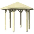 SKANHOLZ Pavillon "Nancy 1", Zeltdach, sechseckig, BxHxT: 360 x 292 x 312 cm - beige