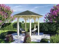 Pavillon SKAN HOLZ Nancy Gr. 1 ø 360 cm natur