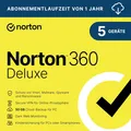 Norton Security Deluxe  2025 - 2026  5 Geräte PC 1  Jahr  mit VPN INKL. ESD
