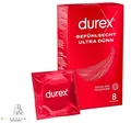 ♥ 8 durex Kondome Gefühlsecht Ultra 54mm Condome