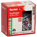 FISCHER Dübel "DUOPOWER", 30 mm, Nylon - grau