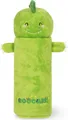 Legami Federmäppchen Plüsch Dino,24.5 x 14 x 8 cm, Polyester, Weiches Federmäppchen, Polyester, Grün, Abbildung, Reißverschluss, Kind