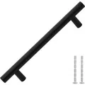 vidaXL Möbelgriffe 10 Stk Schwarz 128 mm Edelstahl 155366