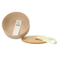 Chic Mic bioloco plant deluxe salad bowl desert Salatschüssel Deckel beige