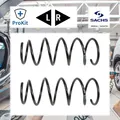 2x ORIGINAL® Sachs Fahrwerksfeder Vorne für Renault Kangoo Express Kangoo