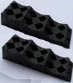 Ausgleichskeile ≙42,96€/St.schwarz Keile Auffahrkeile Maxi Level 1Paar 08358mNEU