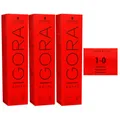 Schwarzkopf Igora Royal 3 x 60 ml 1-0 schwarz Haarfarbe Cremefarbe Set