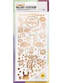 Glorex Bastelfilz Relief-Sticker Basic 10 Blatt