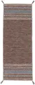 Teppich CARPETFINE "Kelim Azizi, auch als Läufer erhältlich", braun, B:80cm H:5mm L:400cm