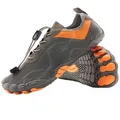 Freiluftkind Das Original – Kokoda rutschfeste Barfußschuhe Sneaker Schnellverschluss grau 44 EU