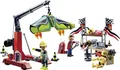 4x PLAYMOBIL Air Stuntshow Servicestation Figuren 85er Set Zubehör Kinder Spiel