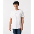 U0002 mit Tonal Milano/New York Logo T-Shirt in Weiß