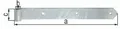 Ladenband B.60mm L.1400x60mm S.8mm STA TZN D.20mm rd GAH