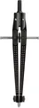 Faber-Castell 174434 - Schnellverstellzirkel Grip schwarz Zirkel Schule Zeichnen