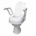 Toilettensitzerhöhung mit Armlehnen WC-Erhöhung Toilettenaufsatz GROSSE ÖFFNUNG