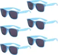6 Stücke Bunte Sonnenbrille Set Neon Lustige Sonnenbrillen Vintage Brillen