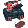 Black+Decker Exzenterschleifer KA191EK-QS, 125mm Ø, 480 W, mit Koffer