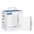 Aqara Smarter Lichtschalter H1 EU (ohne Neutralleiter, Einzelwippe), Ausgestattet mit Zigbee 3.0, Aqara Hub, Fernbedienungsschalter, Kompatibel mit HomeKit, Alexa, Google Assistant, IFTTT