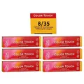 Wella Color Touch Rich Naturals 6 x 60 ml 8/35 helllblond gold-mahagoni Set