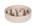 Flamingo Antischlingnapf Futter- und Trinknapf Slow Feeder Greni beige