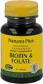 Natures Plus Biotin & Folate Sustained Release - 30 Tabletten (76,81 EUR/100 g)