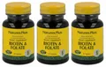 Natures Plus Biotin & Folate - 3 x 30 Tabletten (71,33 EUR/100 g)