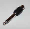 Audio-Adapter Chinch Klinke 6,3 mm Mono-Klinken-Stecker auf 1x Cinch-Kupplung