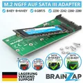 M.2 M2 NGFF auf 2,5 Zoll SATA 3 III Konverter Adapter Karte für B, M+B, B+M Key
