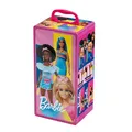Theo Klein 5801 Barbie Schrankkoffer Kleiderstangen und Fächern, Spielzeug für Kinder ab 3 Jahren, inkl. Zubehör, Multicolor