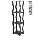 GarPet Regal für Mülleimer Set 3 und 4 Steckregal Kunststoff Haushaltsregal Kellerregal Lagerregal Garagenregal Küchenregal Keller