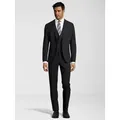 SteffenKlein Anzug Slim-Fit (3-tlg) grau|schwarz 106