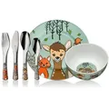 WMF Kinderservice Waldfreunde 6tlg. Edelstahl Silber