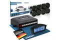 VSG24 Premium Kombi-Einparkhilfe ECHO PLUS Display Parkhilfe zum nachrüsten Rückfahrkamera (Rückfahrwarner mit Display & 8 Sensoren Stecksystem Nachrüstsatz PDC)