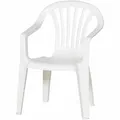 SSC NAPOLI Stuhl für Kinder, Modern, Stabil, Stapelbar, Polypropylen, Weiß, 5 x 40 x 52 H 36 cm, Kinderzimmer, Essen