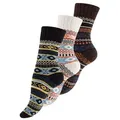 Vincent Creation® Socken (3-Paar) Hygge Socken mit Wolle bunt 43-46