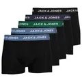 Jack & Jones Boxershorts Jack & Jones 5er Pack Herren Boxershorts schwarz Unterwäsche Trunks M