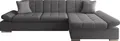 MIRJAN24 Ecksofa Malwi mit Regulierbare Armlehnen Eckcouch mit Schlaffunktion und Bettkasten, L-Form Sofa vom Hersteller (Lux 06 + Lux 06 + Lux 05, Ecksofa: Rechts)